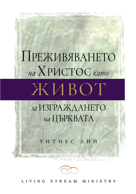 Преживяването на Христос като живот за изграждането на църквата freeshipping - ЖИВ ПОТОК